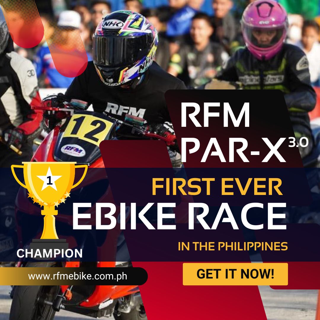 First Ever eBike Race in the Philippines CHAMPION use RFM PAR-X 3.0